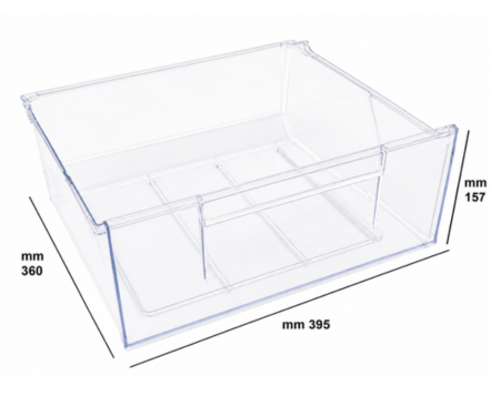 Cajón congelador 402x157 Smeg