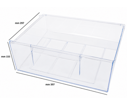Cajón congelador transparente Smeg