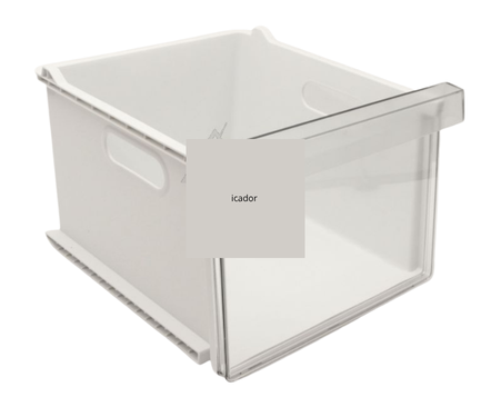 Cajón congelador fabricador hielo Haier